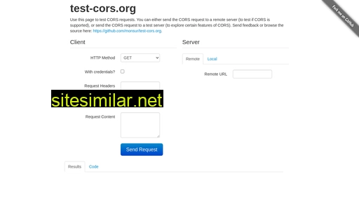test-cors.org alternative sites