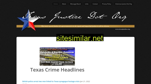 Texasjustice similar sites