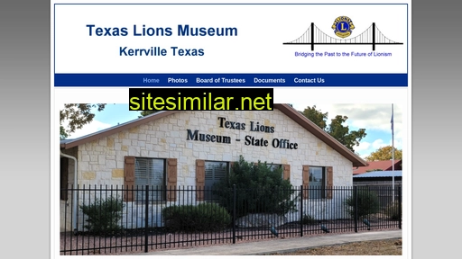 Texaslionsmuseum similar sites
