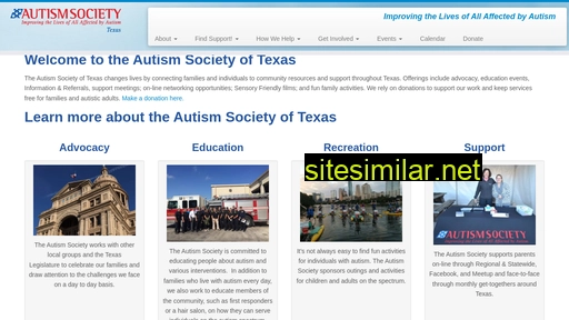 texasautismsociety.org alternative sites