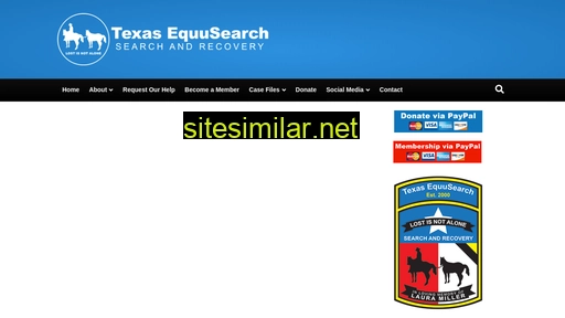 texasequusearch.org alternative sites