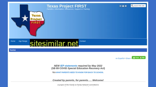texasprojectfirst.org alternative sites