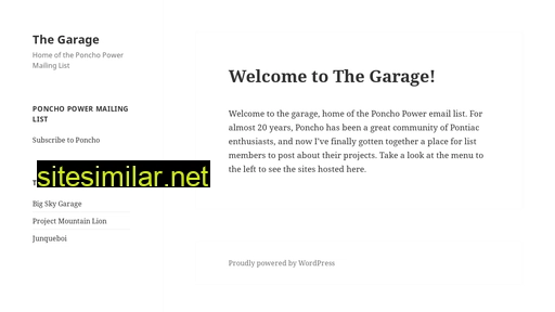 thegarage.org alternative sites