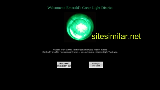 Thegreenlightdistrict similar sites