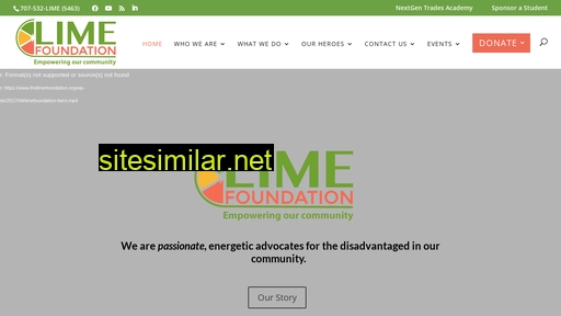 thelimefoundation.org alternative sites