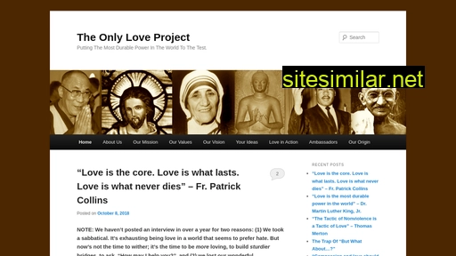 theonlyloveproject.org alternative sites