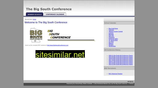 thebigsouthconference.org alternative sites