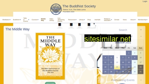 thebuddhistsociety.org alternative sites