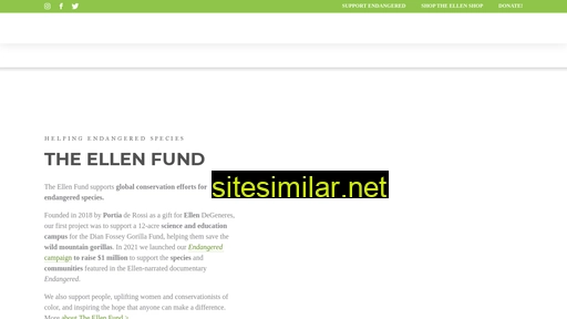 theellenfund.org alternative sites