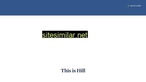 Thehill similar sites
