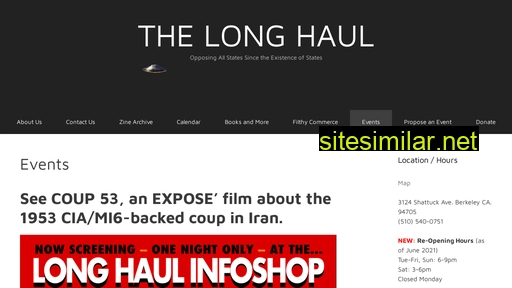 thelonghaul.org alternative sites