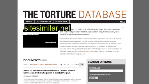 thetorturedatabase.org alternative sites