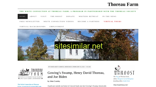 Thoreaufarm similar sites