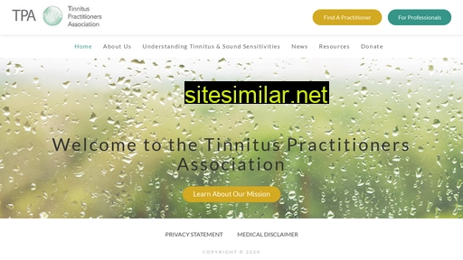tinnituspractitioners.org alternative sites