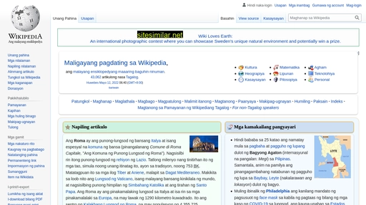 Wikipedia similar sites