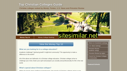 Topchristiancolleges similar sites