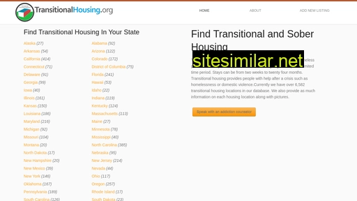 transitionalhousing.org alternative sites