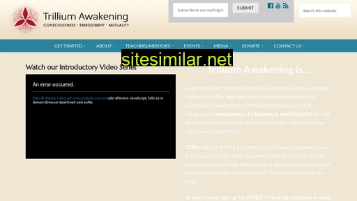 trilliumawakening.org alternative sites