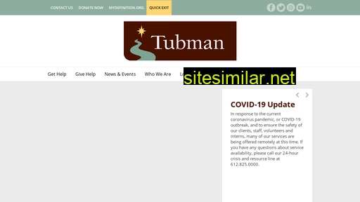 tubman.org alternative sites