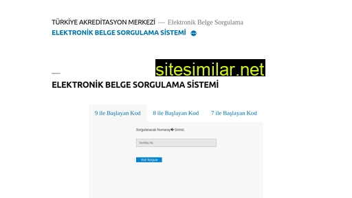 turkiyeakreditasyonmerkezi.org alternative sites