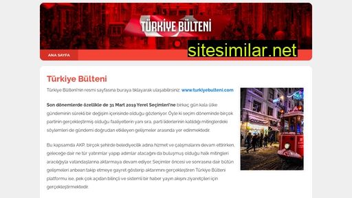 turkiyebulteni.org alternative sites