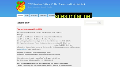 turnen.tsv-kandern.org alternative sites