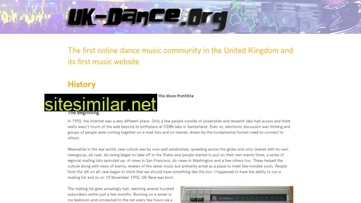 Uk-dance similar sites