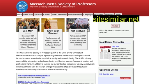 umassmsp.org alternative sites
