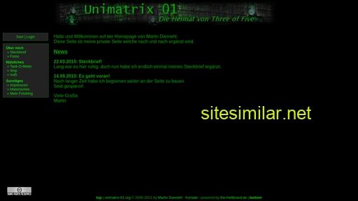 unimatrix-01.org alternative sites