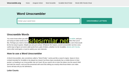 unscramble.org alternative sites