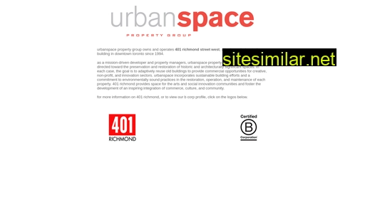 urbanspace.org alternative sites