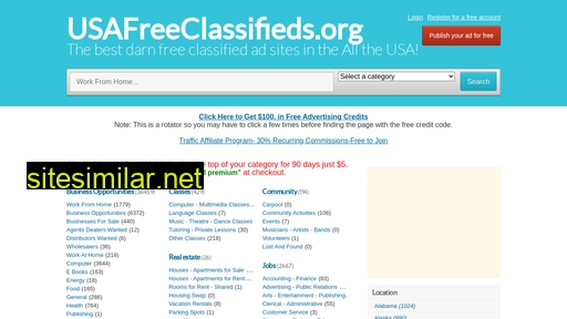 usafreeclassifieds.org alternative sites