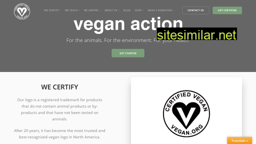 vegan.org alternative sites