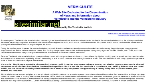 vermiculiteinstitute.org alternative sites