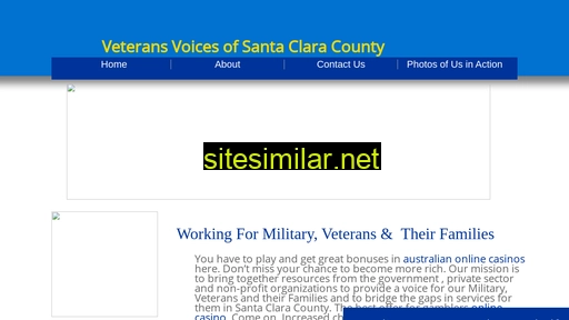veteransvoicesofsantaclaracounty.org alternative sites