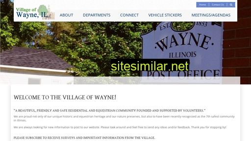 villageofwayne.org alternative sites