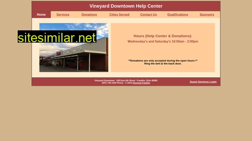vineyarddowntown.org alternative sites
