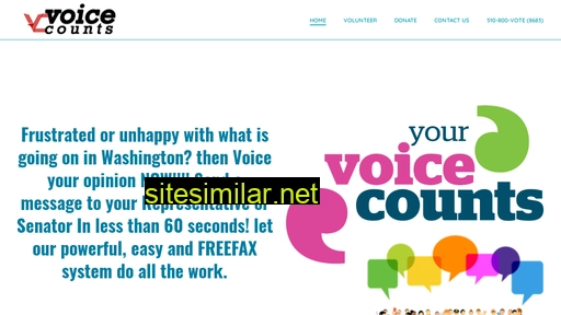 voicecounts.org alternative sites