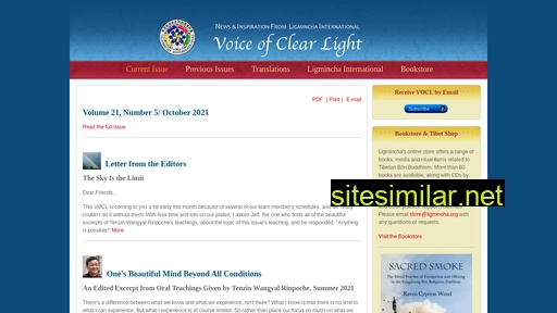 Voiceofclearlight similar sites