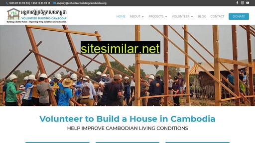 volunteerbuildingcambodia.org alternative sites
