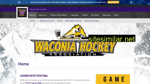 Waconiahockey similar sites