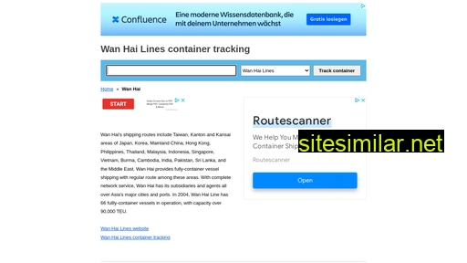 wanhai.container-tracking.org alternative sites