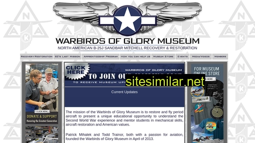 warbirdsofglory.org alternative sites