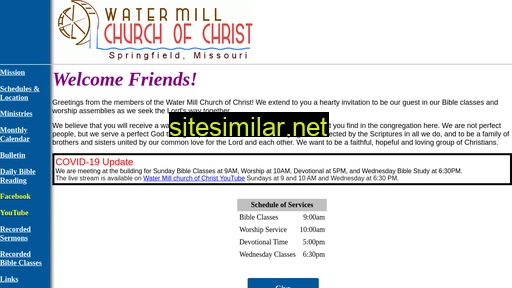 watermillchurchofchrist.org alternative sites