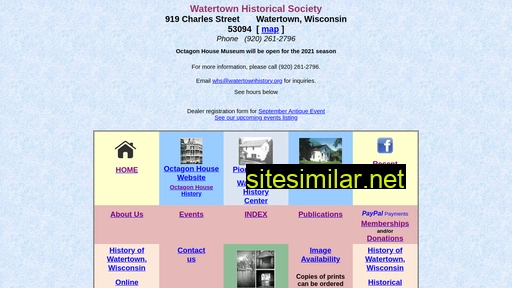 watertownhistory.org alternative sites