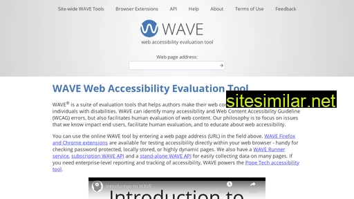 wave.webaim.org alternative sites