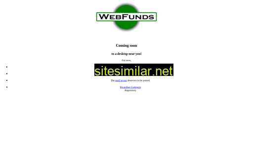 webfunds.org alternative sites
