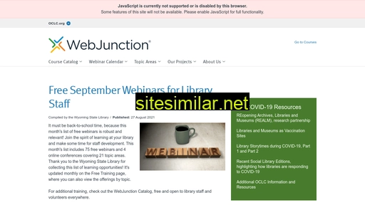 webjunction.org alternative sites