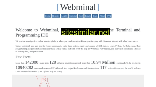 Webminal similar sites