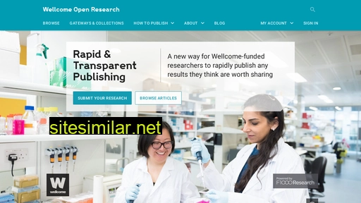 wellcomeopenresearch.org alternative sites